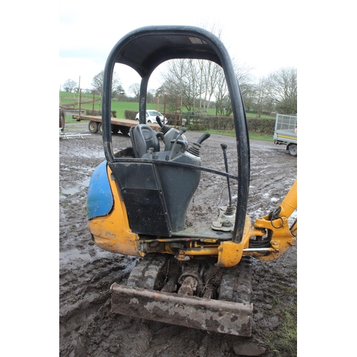 200 - 2007 JCB 1.4T EXCAVATOR WITH 3 BUCKETS SERIAL NO. JCB 09014H71283352 PRODUCT NO. 1283352  COMPLETE E... 