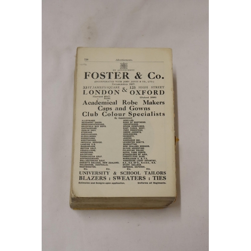 326 - A 1930 COPY OF WISDEN'S CRICKETER'S ALMANACK.  THIS COPY IS IN VERY USED CONDITION AND IS MISSING A ... 