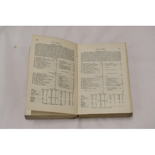 328 - A 1932 COPY OF WISDEN'S CRICKETER'S ALMANACK.  THIS COPY IS IN USED CONDITION, MISSING PART OF THE S... 