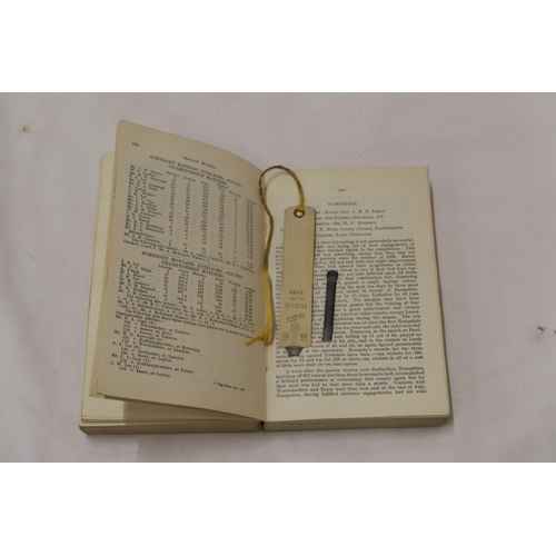 329 - A 1933 COPY OF WISDEN'S CRICKETER'S ALMANACK.  THIS COPY IS IN USED CONDITION, THE SPINE IS INTACT A... 