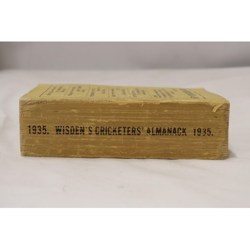 331 - A 1933 COPY OF WISDEN'S CRICKETER'S ALMANACK.  THIS COPY IS IN USED CONDITION, THE SPINE IS INTACT A... 