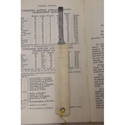 332 - A 1936 COPY OF WISDEN'S CRICKETER'S ALMANACK.  THIS COPY IS IN USED CONDITION, THE SPINE IS INTACT A... 