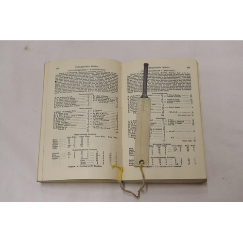 333 - A 1937 COPY OF WISDEN'S CRICKETER'S ALMANACK.  THIS COPY IS IN USED CONDITION, THE SPINE IS INTACT A... 