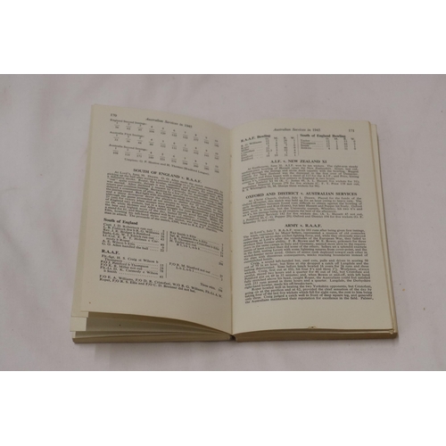 337 - A 1946 COPY OF WISDEN'S CRICKETER'S ALMANACK.  THIS COPY IS IN USED CONDITION, THE SPINE AND COVERS ... 