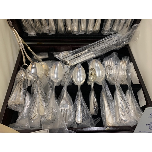 9 - A COOPER LUDLAM SHEFFIELD CANTEEN OF CUTLERY  STILL IN ORIGINAL BAGS