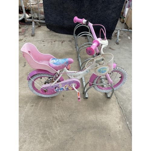 1905 - A GIRLS BIKE WITH PRINCESS DESIGN