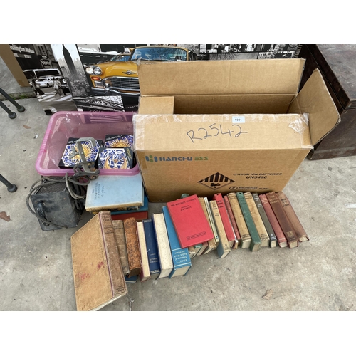 1921 - AN ASSORTMENT OF VINTAGE HARDBACK BOOKS TO INCLUDE ENID BLYTON ETC