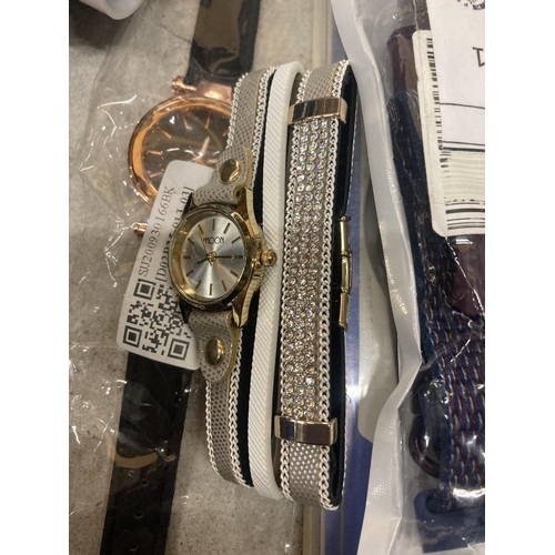 1061 - A LARGE QUANTITY OF WRIST WATCHES SOME BOXED TO INCLUDE SEKONDA, ORVIS, TIME COLLECTION ETC