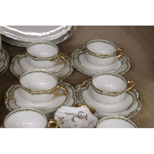 1255 - A VINTAGE CHINA HAVILAND & CO., LIMOGES, H G STEPHENSON, MANCHESTER, TEASET TO INCLUDE CAKE PLATES, ... 