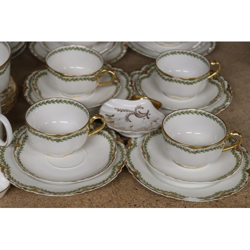 1255 - A VINTAGE CHINA HAVILAND & CO., LIMOGES, H G STEPHENSON, MANCHESTER, TEASET TO INCLUDE CAKE PLATES, ... 