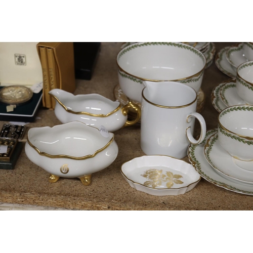 1255 - A VINTAGE CHINA HAVILAND & CO., LIMOGES, H G STEPHENSON, MANCHESTER, TEASET TO INCLUDE CAKE PLATES, ... 