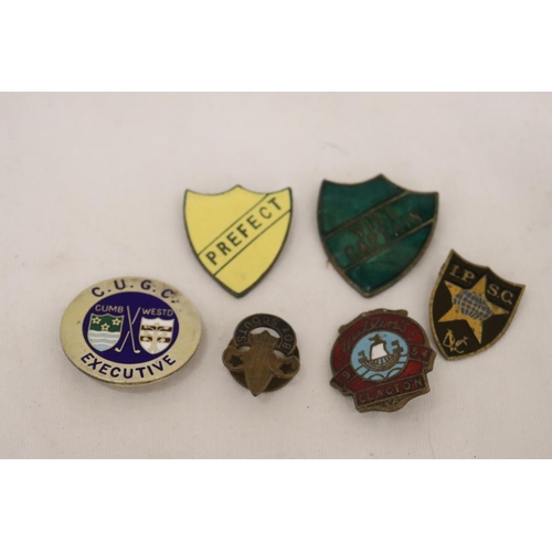 292 - A QUANTITY OF ENAMEL BADGES TO INCLUDE INTERNATIONAL SHOOTING