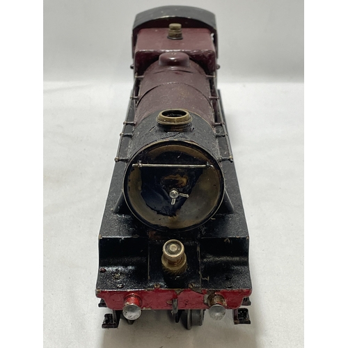 302 - A SCRATCH BUILT LIVE STEAM 30 MM GAUGE 4-6-0 MODEL RAILWAY LOCOMOTIVE 