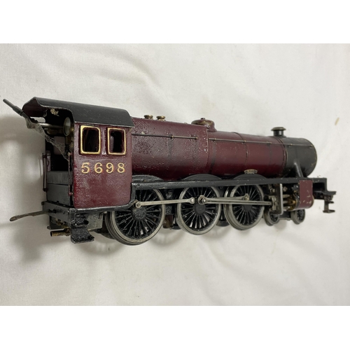 306 - A SCRATCH BUILT LIVE STEAM 30 MM GAUGE 4-6-0 MODEL RAILWAY LOCOMOTIVE 