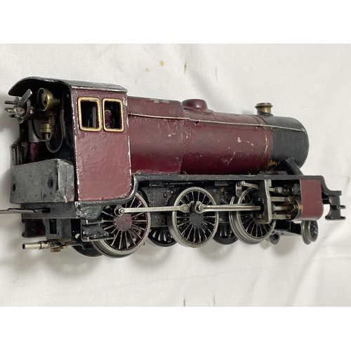 315 - A SCRATCH BUILT LIVE STEAM 30 MM GAUGE 2-6-0 MODEL RAILWAY LOCOMOTIVE NUMBER 13270 IN MAROON AND BLA... 