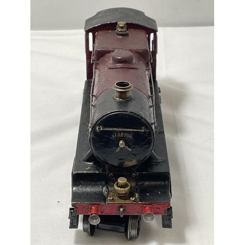 315 - A SCRATCH BUILT LIVE STEAM 30 MM GAUGE 2-6-0 MODEL RAILWAY LOCOMOTIVE NUMBER 13270 IN MAROON AND BLA... 