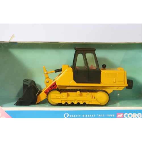 353 - A DIECAST CORGI 66401 KS PLANT HIRE LOADER FULLY FUNCTIONING AND OPERATING BUCKET