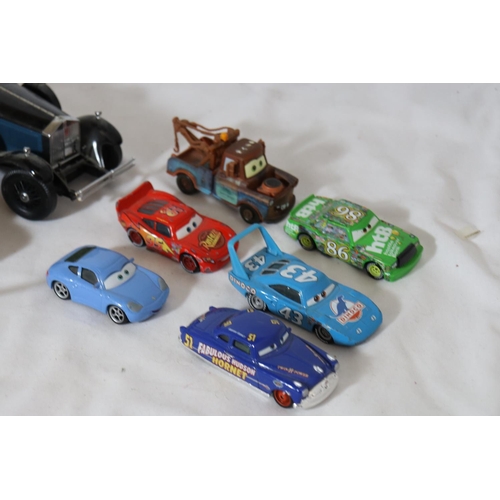 358 - A QUANTITY OF VEHICLES TO INCLUDE A ROLLS ROYCE PHANTOM 1 (a/F), DINOCOR COPTER, MINI, ETC.,