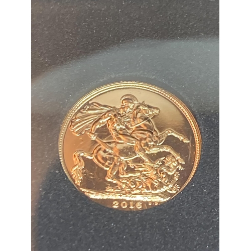 315 - A 2016 LONG TO REIGN OVER US DATESTAMP UK GOLD SOVEREIGN