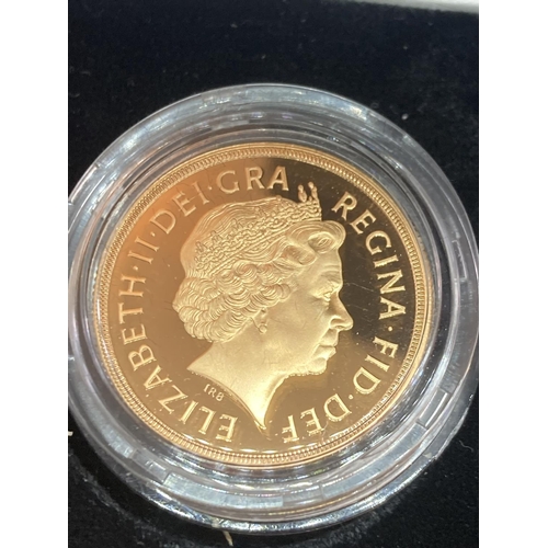 326 - A 2002 ROYAL MINT GOLD PROOF FOUR COIN COLLECTION CELEBRATING QUEEN ELIZABETH II GOLDEN JUBILEE TO I... 