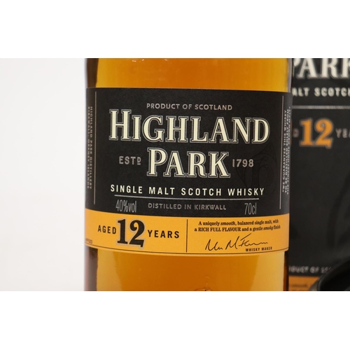 311 - A BOTTLE OF HIGHLAND PARK 12 YEAR OLD WHISKY, BOXED