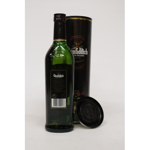 316 - A BOTTLE OF GLENFIDDICH SPECIAL RESERVE 12 YEAR OLD MALT WHISKY, BOXED