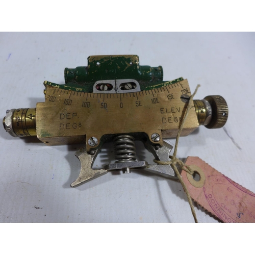 330 - A CLINOMETER SIGHT MARK IV DATED 1945