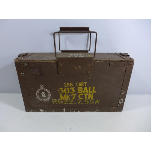 343 - A .303 BULLET AMMUNITION BOX