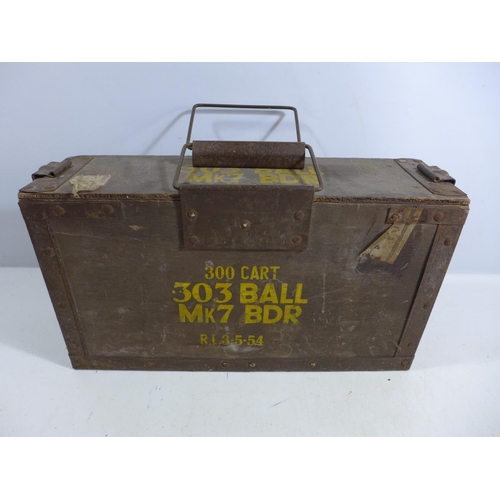 344 - A .303 BULLET AMMUNITION BOX