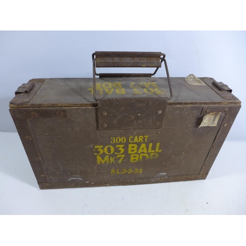 344 - A .303 BULLET AMMUNITION BOX