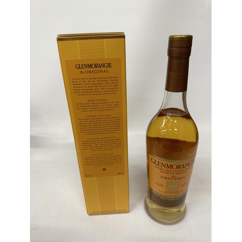 330A - A BOXED 70CL 40% BOTTLE OF GLENMORANGIE 'THE ORIGINAL' HIGHLAND SINGLE MALT SCOTCH WHISKY