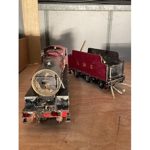 317 - A SCRATCH BUILT LIVE STEAM 2.5