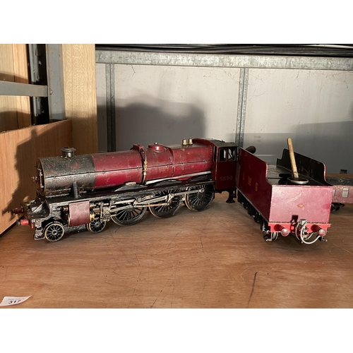 317 - A SCRATCH BUILT LIVE STEAM 2.5