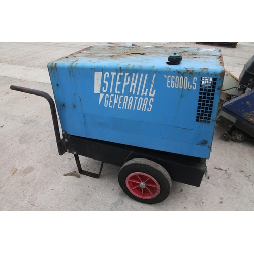 101 - STEPHILL E6000 GENERATOR  NO VAT