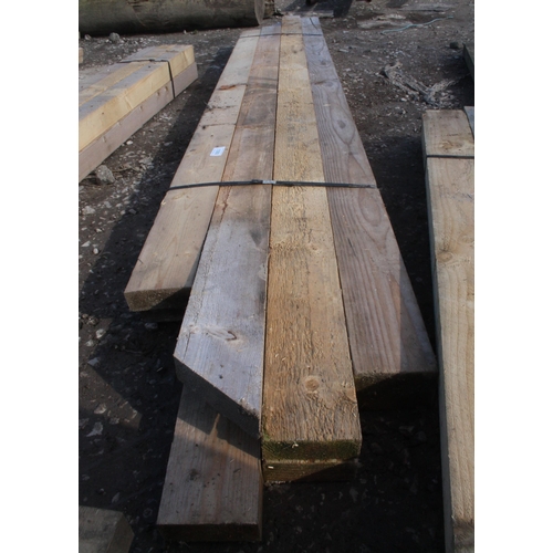 1088 - 8 TIMBERS 4 X 1 1/2 AND 8 FT LONG  NO VAT