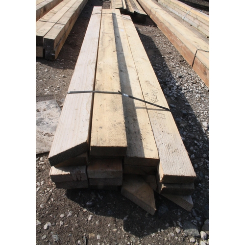 1089 - 17 TIMBERS 4 X 1 1/2 FROM 7 FT LONG  NO VAT