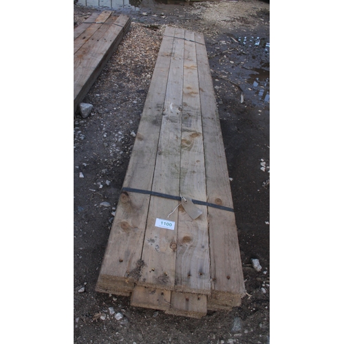 1100 - 20 TIMBERS 3 X 3/4 AND 6'-10' LONG NO VAT