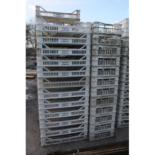 1102 - 64 PLASTIC POTATO BOXES  +  VAT