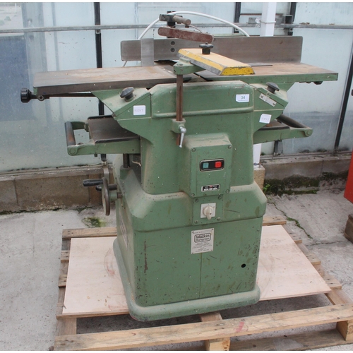 34 - WADKIN BURSGREEN PLANER  NO VAT