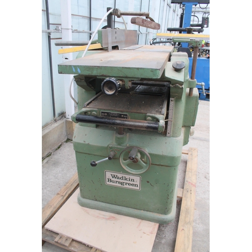 34 - WADKIN BURSGREEN PLANER  NO VAT