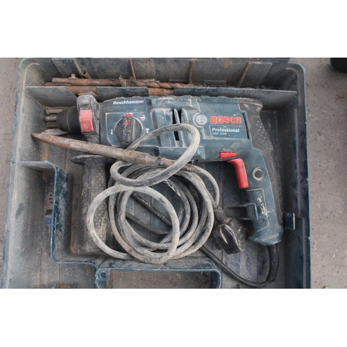 44 - ERBAUER/BOSCH SDS DRILLS IN WORKING ORDER  NO VAT