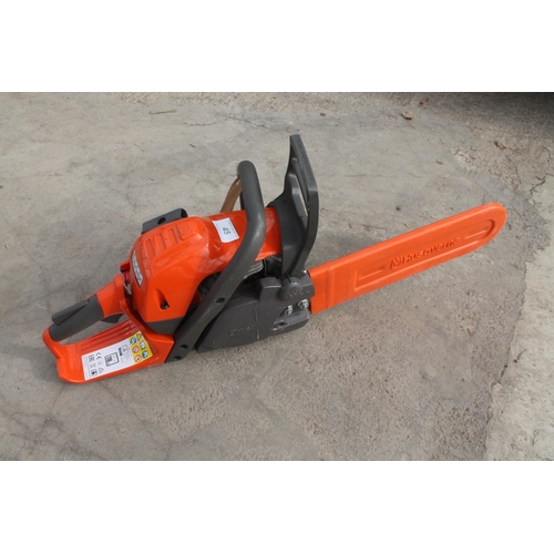 45 - HUSQVARNA 135 CHAINSAW IN WORKING ORDER  NO VAT