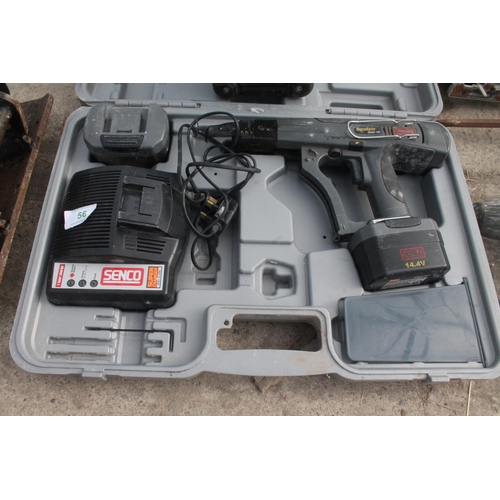 56 - MAKITA RADIO AND SENCO SCREW GUN  NO VAT