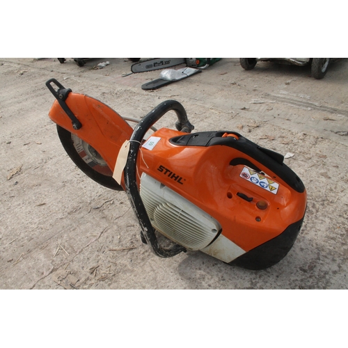 59 - STIHL TS 410 DISC CUTTER IN VERY GOOD WORKING ORDER  NO VAT