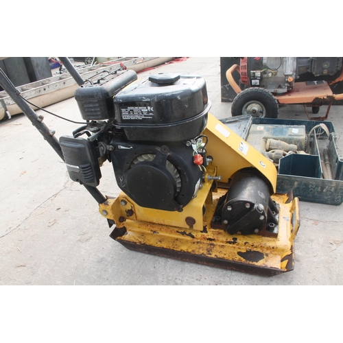 64 - STROKES YELLOW WACKER PLATE  NO VAT