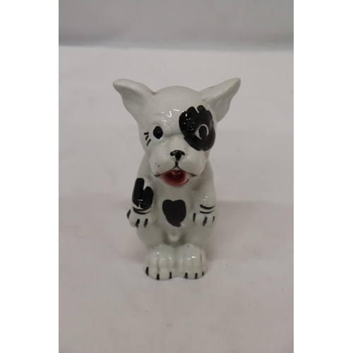 115 - A 1920'S 'BONZO' POTTERY DOG, HEIGHT 18CM