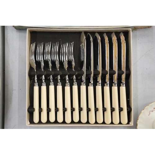 138 - A QUANTITY OF FLATWARE TO INCLUDE A PART CANTEEN OF CUTLERY