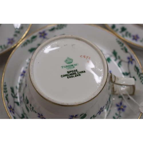 161A - A QUANTITY OF COPELAND SPODE TEAWARE TO INCLUDE CUPS AND SAUCERS