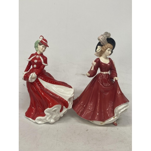 717 - TWO ROYAL DOULTON FIGURINES FROM THE PRETTY LADIES COLLECTION - 