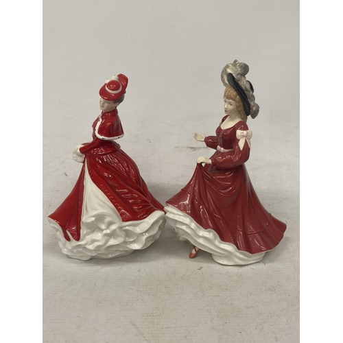 717 - TWO ROYAL DOULTON FIGURINES FROM THE PRETTY LADIES COLLECTION - 